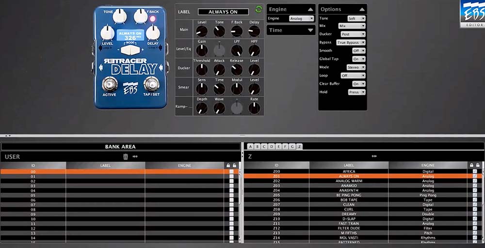EBS ReTracer Delay