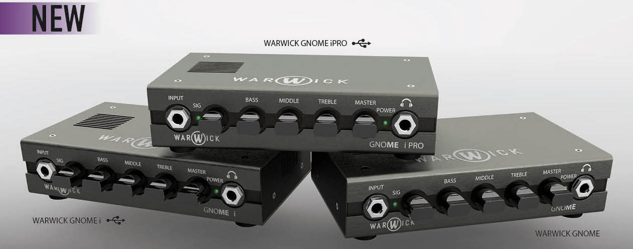 Warwick Press Release – NAMM Show 2020: Warwick GNOME Bass Amp Heads – Preview