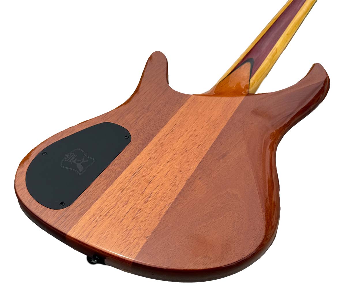 PNG-DMark-Alpha-5-Blue-Pioppo-BACK-TILTED-R-Photoroom | Bass Gear Magazine D’Mark Alpha 5 Bass Guitar