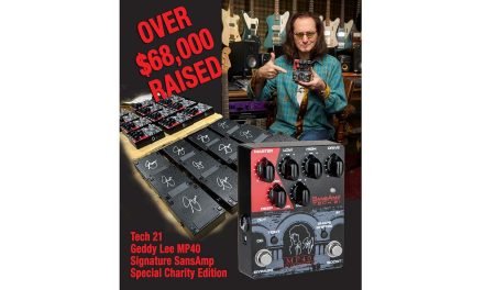 Over $68,000 in Proceeds Raised in honor of Neil Peart by Tech 21 and Geddy Lee