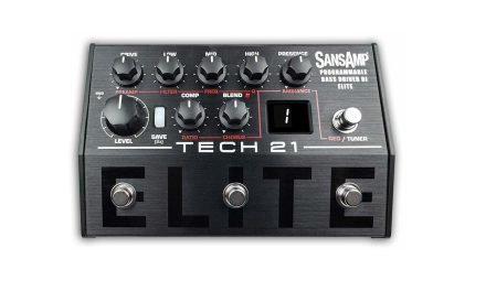 Tech 21 Brings the SansAmp Programmable Bass Driver into the Digital Domain with the ELITE